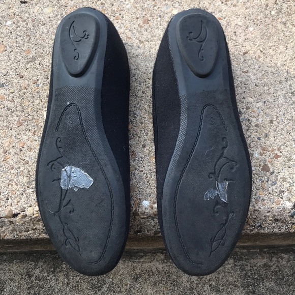 RUE 21 ETC! “👁 CAN’T” Embroidered Round Toe Flats - Picture 3 of 5